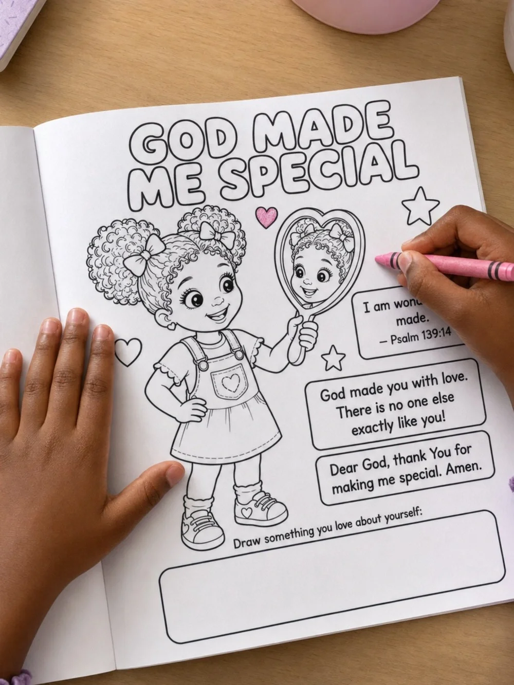 Color My Faith Kids Devotional Coloring Book Ages 4–8